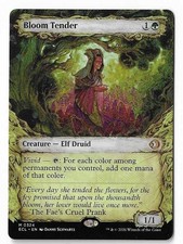 MTG, ECL, Mythic, Creature, Creature - Elf Druid, Bloom Tender,Extended Art