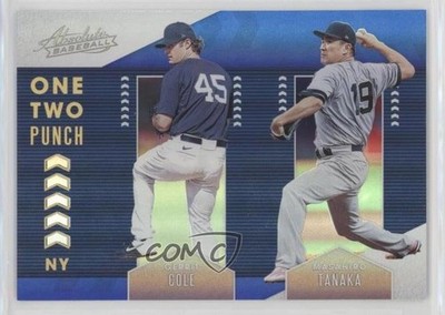 2020 Panini Absolute One Two Punch Blue Masahiro Tanaka Gerrit Cole #OTP9 0c7g
