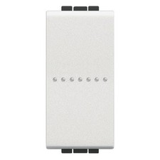 Pulsante Assiale 1P No 10A 1Mbianco Ll ( BTICINO cod. N4055N )