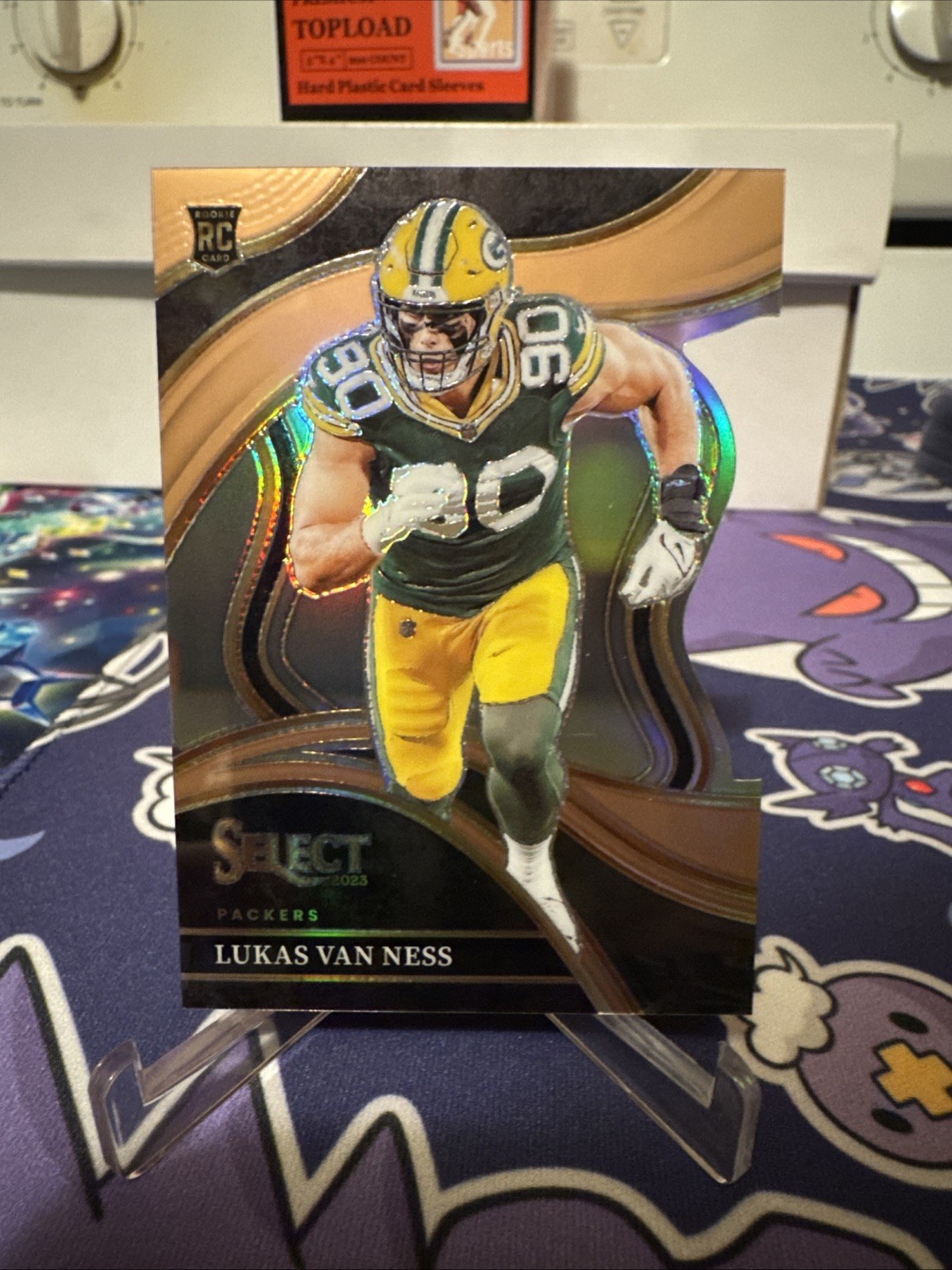 2023 Select - Club Level Copper Prizm Die-Cut Lukas Van Ness /299 RC