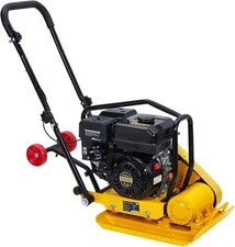 7HP Plate Compactor Rammer 212CC Gas Engine 4200lbs Compaction Force Jack Tamper