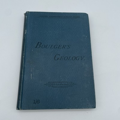 elementary geology - G.S. Boulger - hardback 