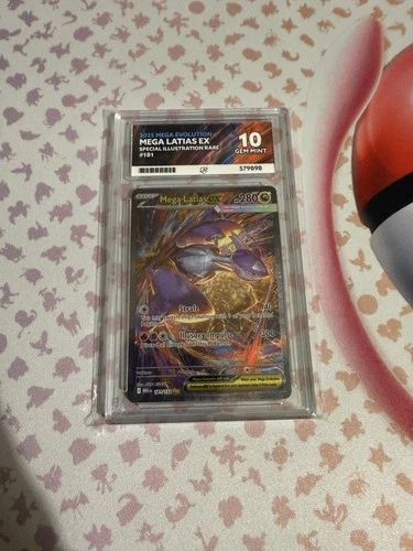 Pokemon TCG Mega Latias EX SIR #181 ACE 10 Gem Mint English