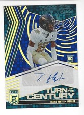 2025 Donruss Elite /25 TRAVIS HUNTER Turn of the Century Rookie AUTO! SN #d 6/25