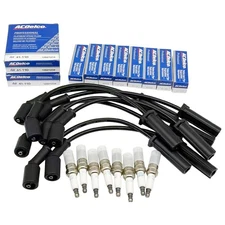 ACDelco 8X 41-110 Spark Plug & 9748UU Wire Set For Chevrolet GMC 4.8L 5.3L 6.0L