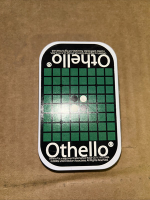 SEALED 2004 Anjar Othello Themed White Peppermini Candy Mints 2.5x4  Tin