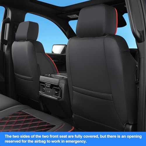 Passgenaue Silverado Sitzbezüge Komplettset mit Kunstleder für Chevy - Bild 4 von 6