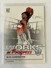 2024-25 Panini Court Kings - Works in Progress Bub Carrington #17 (RC) Rookie