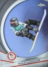 2026 Topps Chrome U.S. Winter Olympic & Paralympic Team Hailey Langland 84 USA