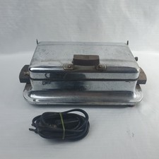 Vintage Electric Sandwich Grill Toaster Wood ...