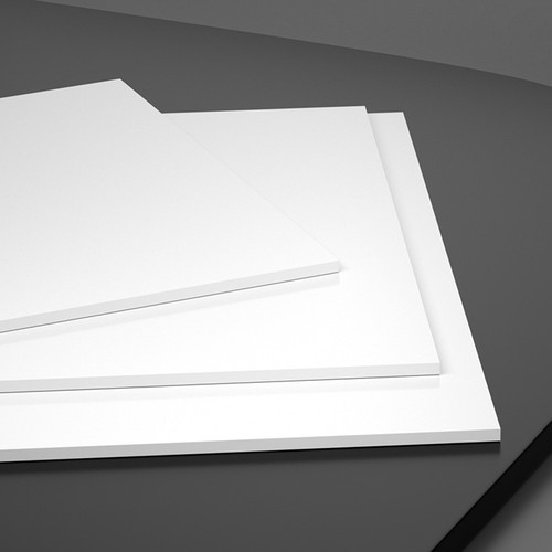 Weiß Hart PVC Platte Kunststoffplatten Größe 100mm bis 400mm Stärke 3mm bis 30mm - Picture 5 of 10