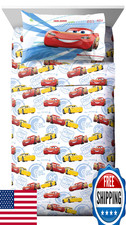Jay Franco Kids Sheet Cartoon Set with Fitted, Flat Sheets  Pillow Cover - Ultr