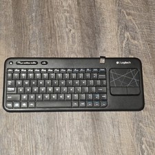 COMPACT Logitech Wireless Keyboard K400r and Trackpad WITH UNIFYING RECEIVER