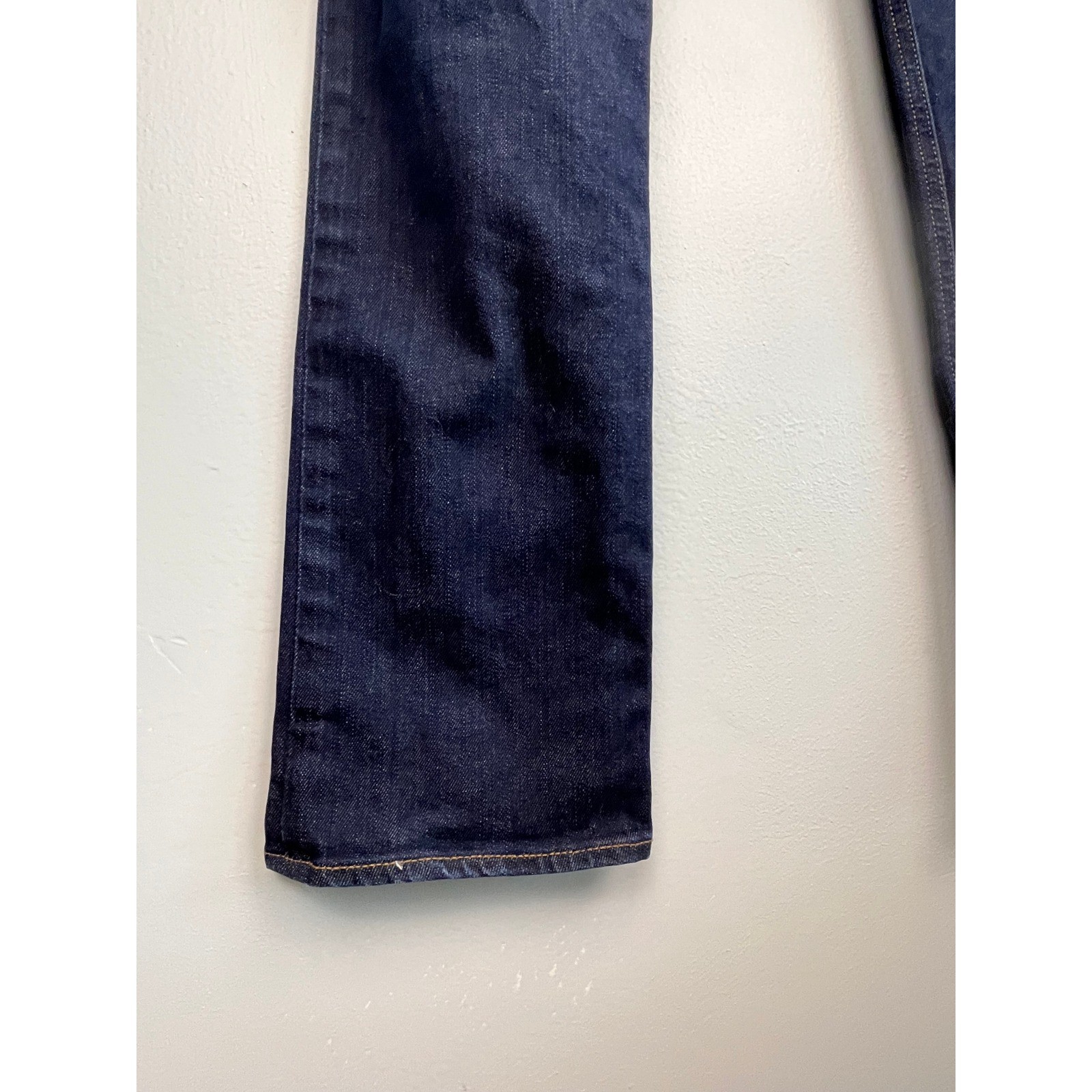 J.Crew Matchstick Straight Leg Jeans Dark Indigo Wash Size 26R Stretch Denim image 10