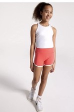 DSG Girls' Bound Momentum Shortie 3 High-Rise Short Cabana Coral Large NWT