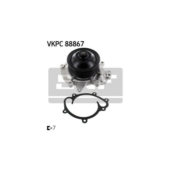 SKF Wasserpumpe FüR Chrysler Jeep Mercedes-image