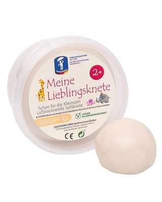 Feuchtmann MEINE LIEBLINGSKNETE Edu Edition 500g Kinderknete Weiß, glutenfreie S