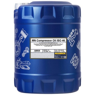 MANNOL Kompressoröl Compressor Oil ISO 46 10 Liter Kompressor Öl Kompressoren ÖL