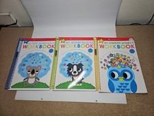 Lot Of 3 Scholastic Workbooks Dry Erase My Growth Mindset Age 4-7 New With Pen