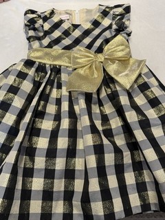 New Bonnie Jean Girl’s Size 3T 3 Toddler Plaid Print Formal Girls Dress Outfit
