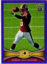 2012 Topps Chrome #200 Robert Griffin III Purple Refractors #/499