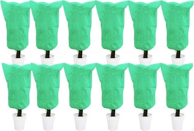 EAONE 12 Pack Plant Covers Freeze Protection, 32x47'' Winter Frosts Cloth for Ou