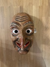 Fasnacht,Fasnet,Maske,Holzmaske,,Larve,Holzlarve,Hexenmaske,Hexenlarve
