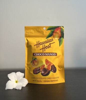 Hawaiian Host Choco Mango Dark Chocolate Dried Mango Slices   New Snack Hawaii
