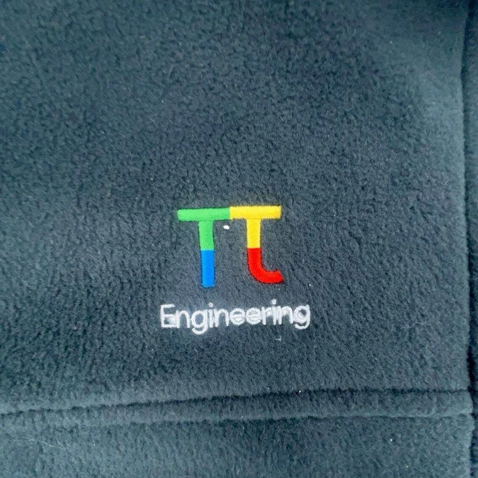 Columbia Google Engineering Fleece Jacket Full Zip Black Mens - Image 4 of 4