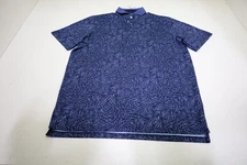 Greyson Golf Den of Thieves Polo Mens Size Medium Maltese Blue New INV12689147
