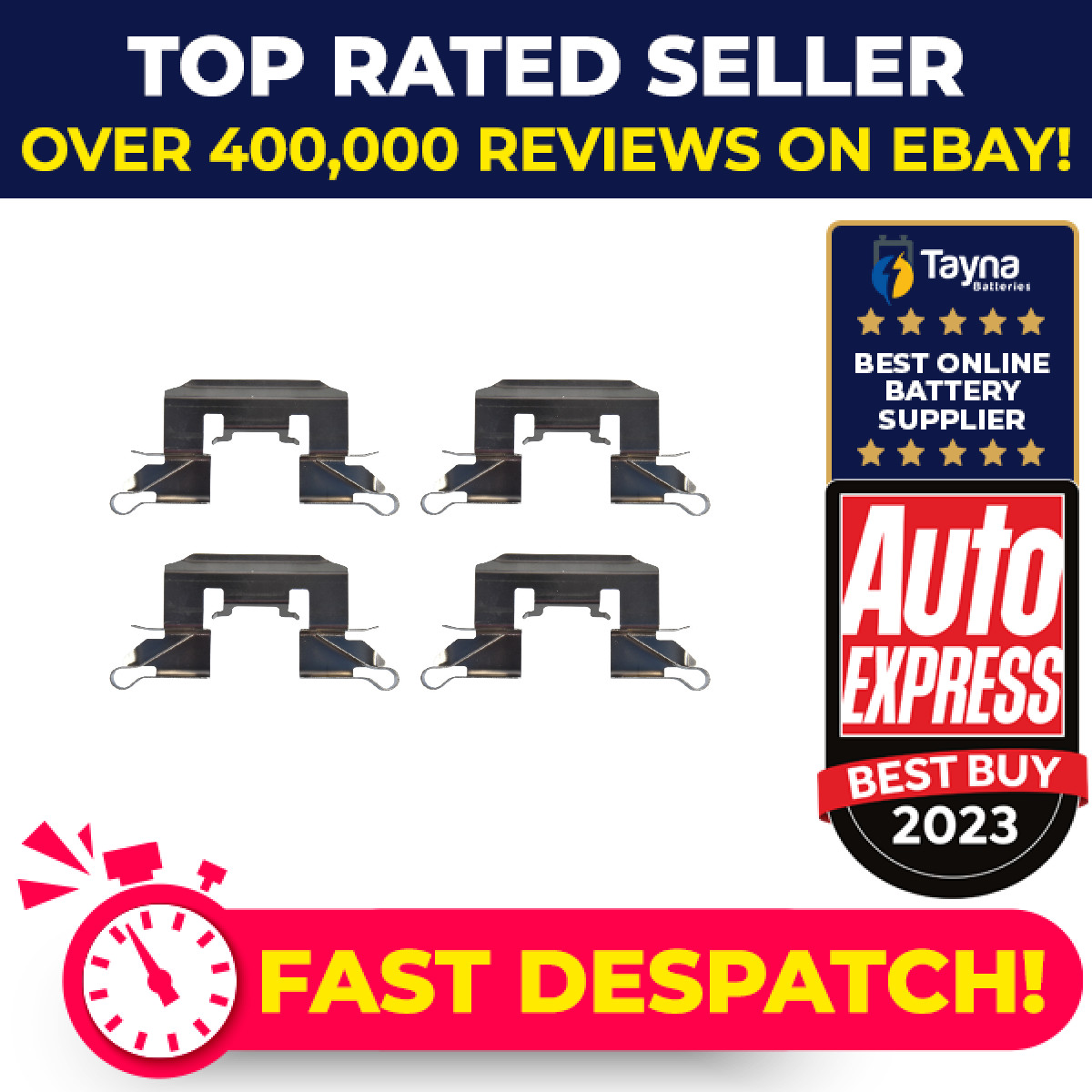 Brake Pad Fitting Kit Front ADBP480006 Blue Print BRKFITTINGKIT010 Quality New