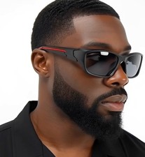 Polarized Men Anti Glare Fishing Cycling Ski Sport Sunglasses Square Shades Wear