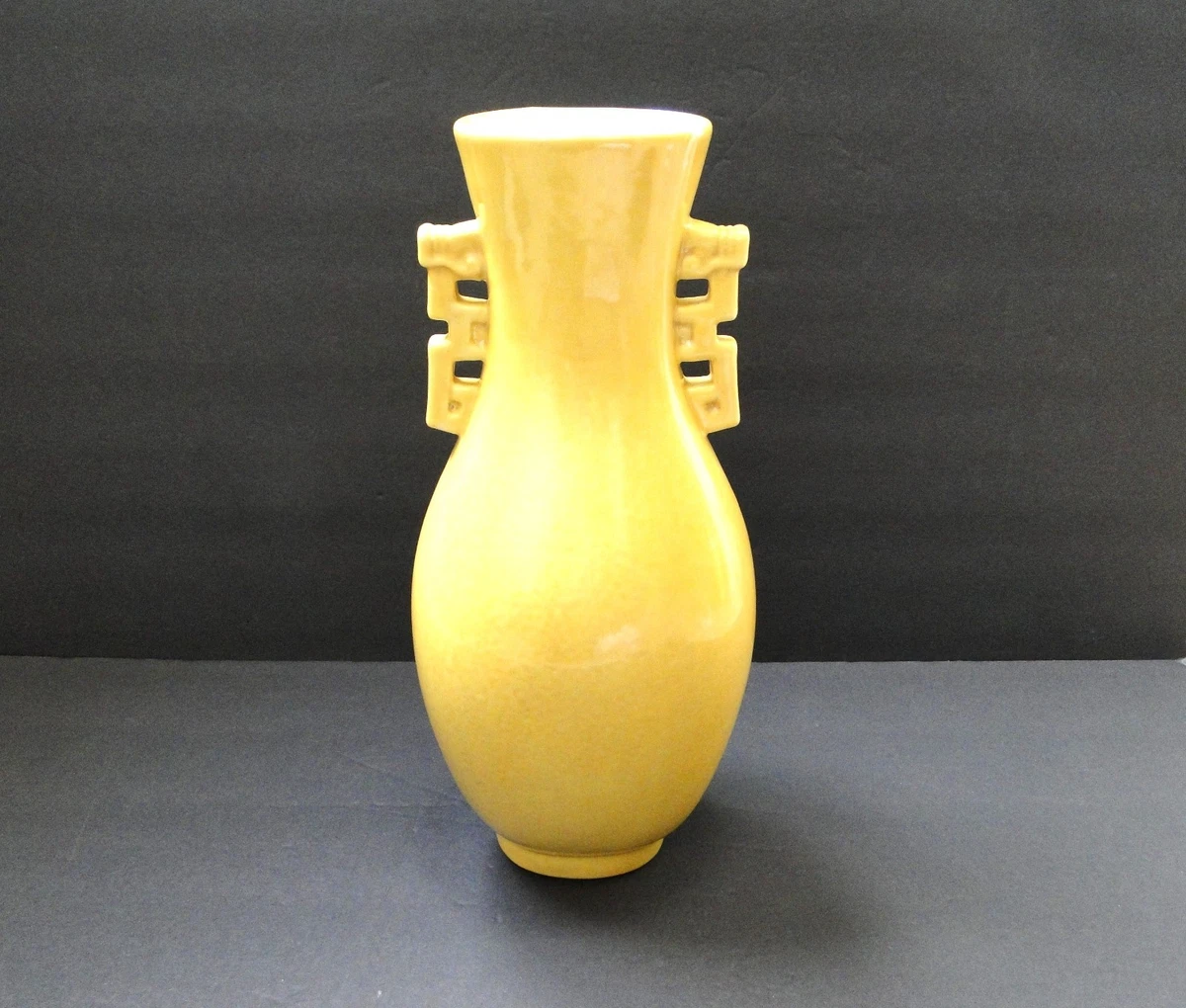 黄色中国古董花瓶| eBay