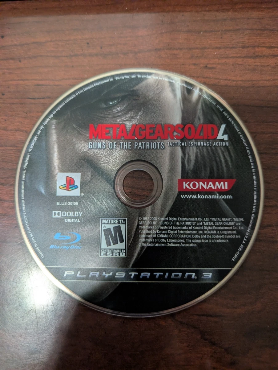 25+ Sony PlayStation 3 Metal Gear Solid 4: Guns of the Patriots