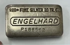 Silver - 10 oz .999+ Silver Engelhard Bar