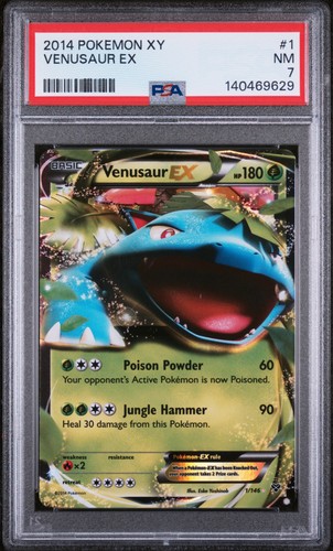 Venusaur-EX graded PSA 7 for sale on eBay