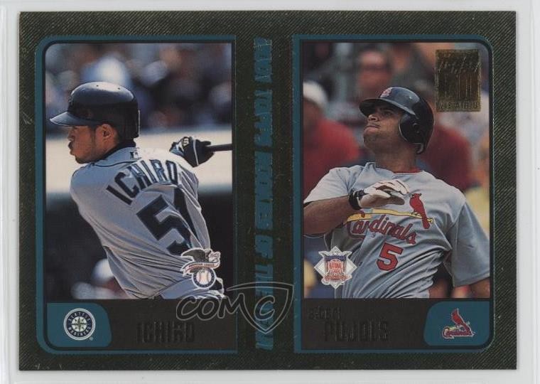 2001 Topps Traded & Rookies Gold 345/2001 Ichiro Suzuki Albert Pujols RC HOF 0w7