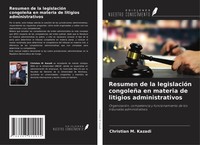 Resumen De La LegislacióN CongoleñA En Materia De Litigios Administrativos Buch
