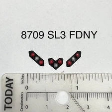 3 Pack 1/87 HO Scale FDNY NYPD Split Vision SLR Lightbar New York Fire Truck ESU