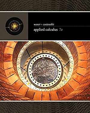 Applied Calculus - Hardcover, by Waner Stefan; Costenoble Steven - Very Good