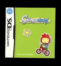 Scribblenauts (Nintendo DS) *INSTRUCTION MANUAL ONLY - NO GAME*