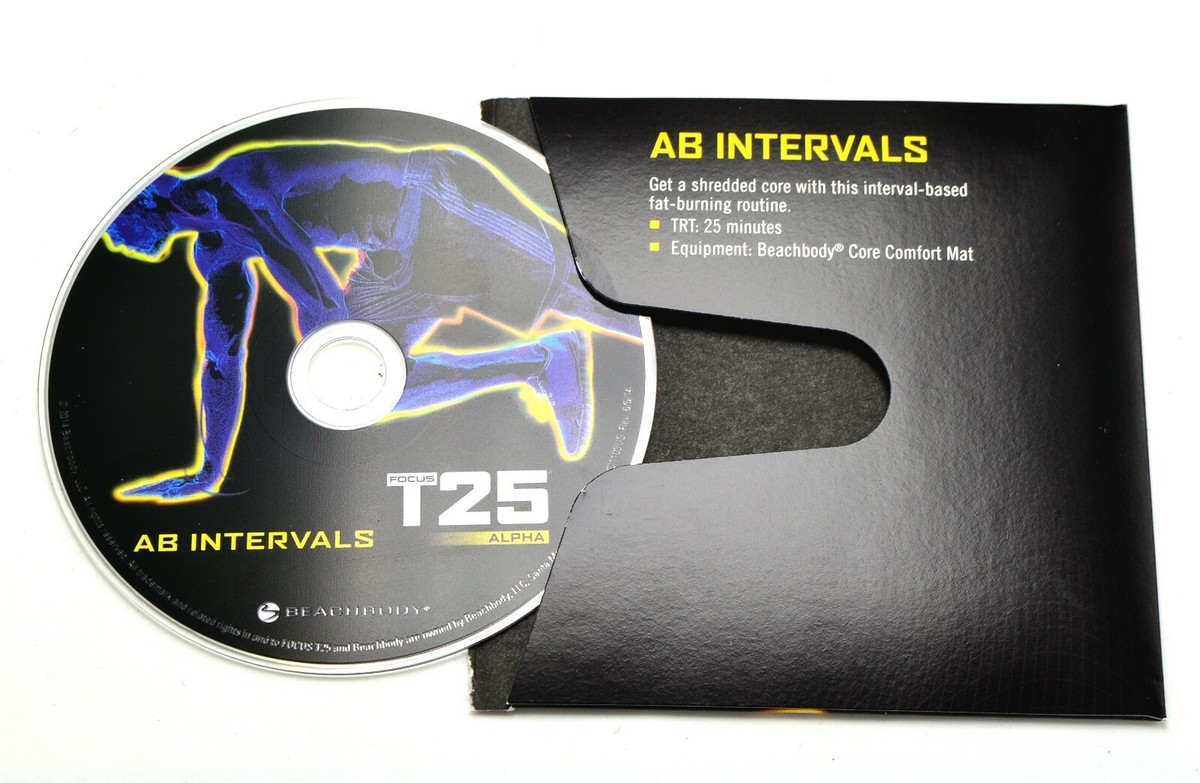 Ab Intervals T25 Lower Focus Beachbody Focus T25 Alpha Beta