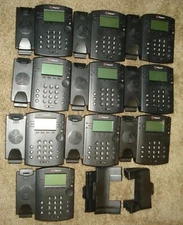 Lot Of 10 Polycom VVX 310 Gigabit IP Display Office Phones w/Stand Reset 