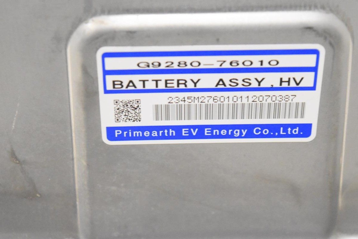 G0210 76011 バッテリー ASSY HV 本体 2011 Toyota Prius OEM Hybrid Battery Assembly HV From 11/10