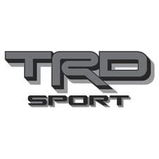 Trd Sport Decal 2024 Toyota Tacoma Bedside Replacement Black Gray Metallic Set 2
