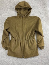 Zero Restriction Golf Outerwear Jacket Women's S Green Hooded Zip Made In USA