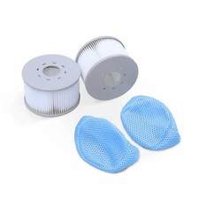 2X MSPA Hot Tub Filter Cartridge Protective Mesh Cover Strainer Spa Accessories