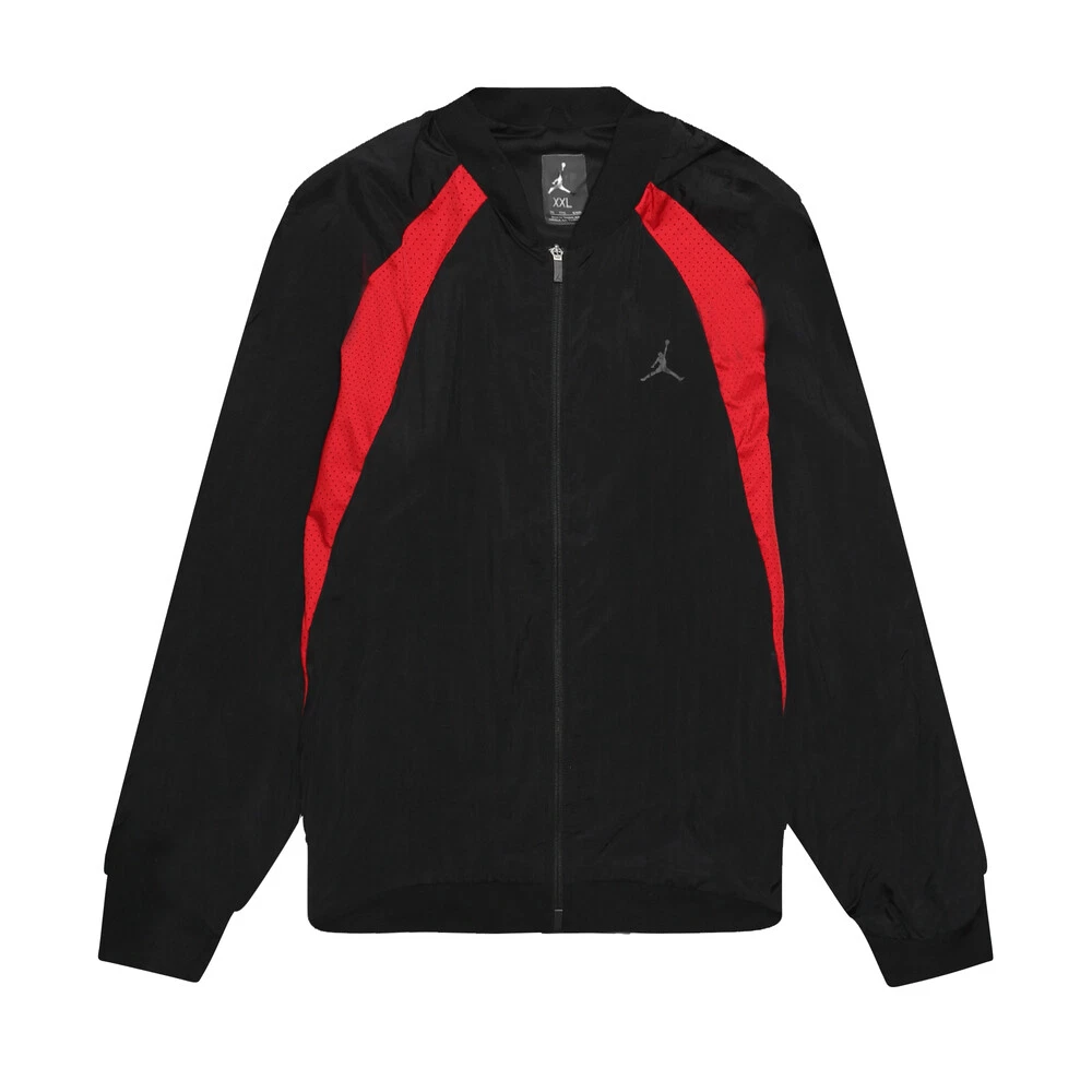 NUEVA Chaqueta de Pista Muscular Tejida Nike Air Jordan 1 JSW Alas 843100 016 Negra Roja
