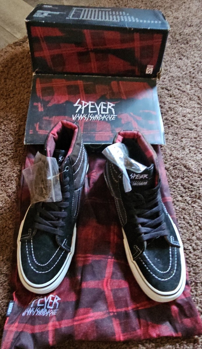 VANS SK8-Hi S Syndicate Wade Speyer Sz Men's Skateboarding '91
