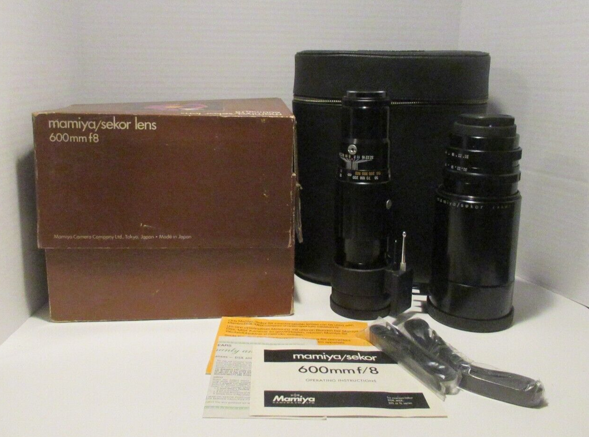 Mamiya Sekor 600 mm f/8 Camera Lens For DSX, MSX, DTL or TL Series